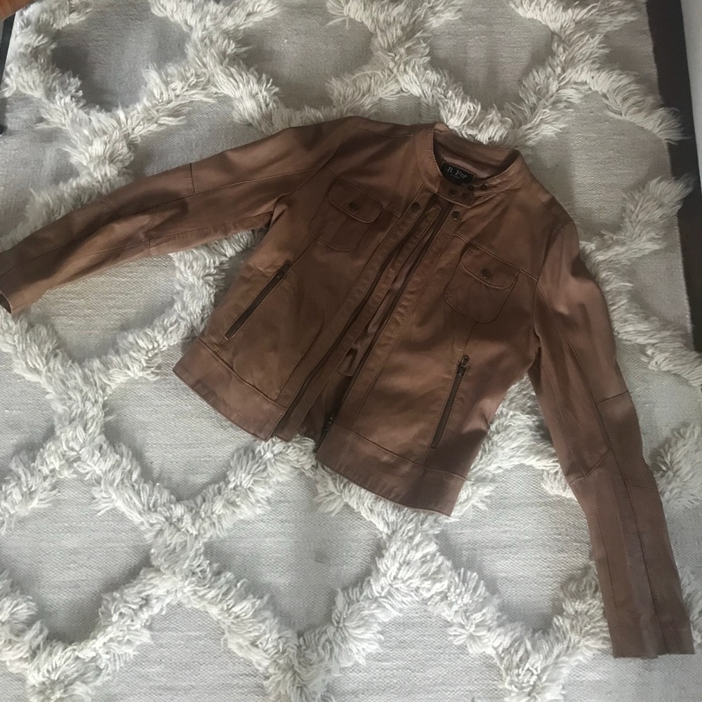 Soft Italian leather jacket